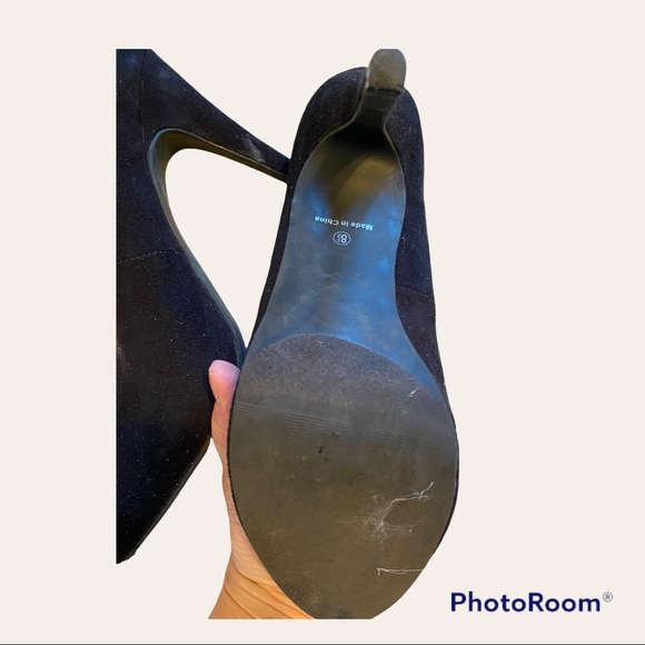 JUSTFAB SWEADE BLACK PUMPS SIZE 8.5 HEELS - Picture 5 of 7